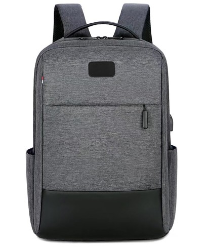 CRYPTO - Leather & Fabric Backpack